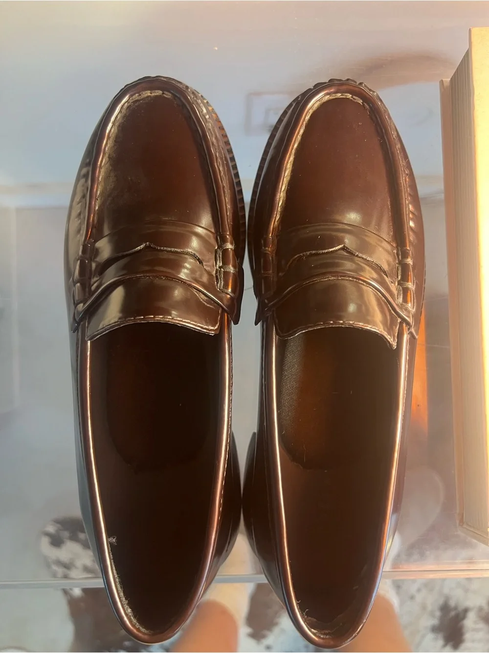 Elba Penny Loafer - Freda Salvador - Espresso Spazzolato
